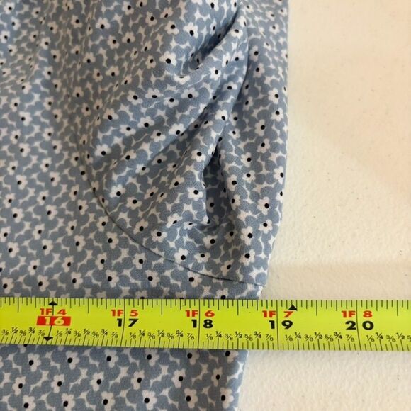 Michael Kors Blouse Women's Small V-Neck Zipper Long Sleeve Career Shirt Top - Picture 8 of 8